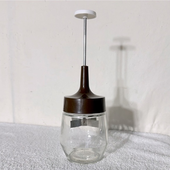Vintage Androck Food Nut Chopper MCM Glass Jar Dicer Retro Kitchen Chopper - Picture 1 of 16